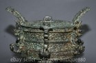 7 2  Ancient Chinese Bronze Ware Dynasty Beast Pattern Incense Burner Censer