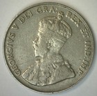 1925 Canada Nickel 5 Cents Canadian Vf Coin George V Circulated Very Fine