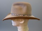 Vintage Dorfman Pacific Western Fedora 100  Wool Canyon Brown Felt Mens Xl Usa