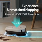 Ultra Quiet Smart Mopping Robot Cleaner With Triple Spin Technology For Hard