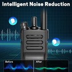 Long Range Walkie Talkie 2 Set 100 Mile Two Way Radio Charge Headset Waterproof