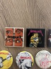 Lot Of 12 Vtg Metallica Pins   Buttons 