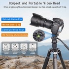 Artcise Tripod Head Fluid Head Video Head Pan Tilt Head Arca Swiss-type Plate