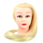 28  Cosmetology Mannequin Hair Hairdresser Training Manikin Doll Wig Head Blonde