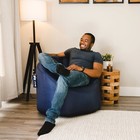 Big Joe Milano Bean Bag Chair  Smartmax 2 5ft  Navy
