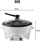 800w Electric Coffee Bean Roaster Peanut Coffee Roasting Machine Home Barista