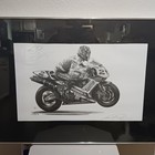 Colin Edwards Castrol Honda World Superbike Print Framed Michael Savage  105 200