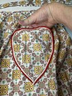 Vintage Handmade Half Apron 2 Heart Shaped Pockets Cottagecore Grannycore
