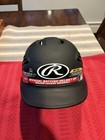 Rawlings R16j-r1 Junior Batting Helmet Black 6 3 8   7 1 8 New Unused Mlb
