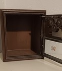 Vtg Us Post Office Box Door Safe Bank Double Dial Eagle Repurposed Works Rare