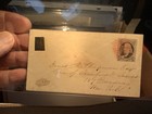 Mid 1800s   Genuine Us Local Post Stamp - On Cover   Us  1   Blood   s 15l13