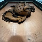 Us Marine Corps Framed 3d Eagle Globe Anchor Copper Wall Plaque 16x13