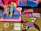 Barbie Fbr34 Estate Dream Camper Pink Pop Out Playset W  All Accessories 3 Barbs