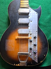 Vintage 1960 s Kay Value Leader Sunburst 3 Pickup Electric Guitar