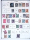 Austria Old Fantastic Collection On Album Pages - Dr Schultz Estate Q993