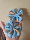 Piggie Bows On Alligator Clips