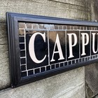 Vintage Cappucino Mosaic Art Tile Backsplash Coffee Lover Decor 7x30   