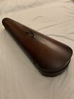 Stunning Victorian Antique Hardwood Violin Case With Velvet Interior