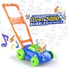 Bubble Lawn Mower     Outdoor Toy With Bubbles Included  Blue