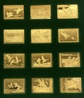 50pc Official Duck Stamps Of America  Gold On Sterling Silver Set  5 9oz Agw