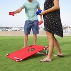Gosports Portable Pvc Framed Cornhole Game Set W 8 Bean Bags And Carrying Case