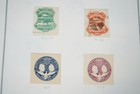 Us Collection Of 40 Cut Squares Mint   Used