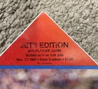 1981 Last Afc Playoffs At Shea Stadium Ny Jets Vs Buffalo Bills 12 27 81 Program