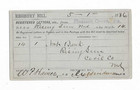 1884 Rising Sun  Maryland Double Ring Canceled Postal