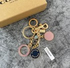 Coach Circles Charm Keychain Nwt