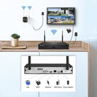 Jennov 5mp Security Camera System Wireless Outdoor Wifi Audio Cctv 10ch 1tb Hdd