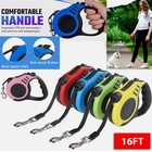 16 5ft Automatic Retractable Dog Leash Pet Collar Automatic Walking Lead Free Us