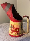 1959 Shell X100 Motor Oil Pourer One Pint Measure Jug Garage Castrol  Station