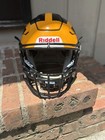 Riddell Speed Flex Football Helmet Open Facemask Black And Gold Youth Medium