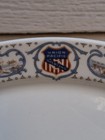 Union Pacific Historical Pattern 10  X 7 5  Platter - Syracuse Old Ivory 