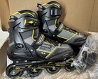 Roller Derby Q60 Q-60 Mens 10 Aerio Inline Skates Black yellow Open Box