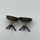 Vintage Dollhouse Miniature Living Room Furniture  Sofa  Side Tables    Chair