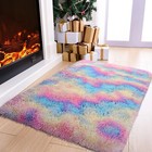 Large Area Fluffy Shag Rug With Non - Slip Feature For Bedroom Living Room Setup