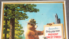 Vtg Smokey Bear Paper Poster  50 Years And Still Going   13 X 18 5   1994  Usfs