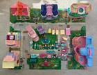 Fisher Price Dollhouse Sweet Streets Cottage Hotel Cafe Pet Beach 2001 People