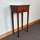 Vintage Kittinger Federal Style Solid Mahogany 1 Drawer Stand  osv Mark   Rare 