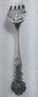 1847 Rogers Bros  Meat Fork Charter Oak   Xs Triple  Silver Plated  8 5   