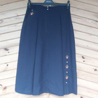 Vintage Trachten Skirt By Treviva  Embroidered Flowers  Dirndl Bavarian German