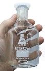 Eisco 250ml  8 4oz  Glass Reagent Bottle With Acid Proof Polypropylene Stopper