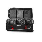 Sparco 016437nrrs Tour Rolling Duffel Bag  Black red