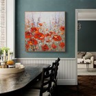 Abstract 3d Flowers Oil Painting On Canvas Hand Painted Flower Thick Oil Canvas