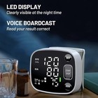 Fda Cleared  Rechargeable Wrist Blood Pressure Monitor Led Display W  Cuff