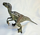 Papo Realistic Dinosaur Velociraptor Action Figure Hinged Jaw Prehistoric 2005