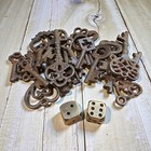 Cast Iron Skeleton Keys     19th-century Reproduction Key Lot Of 25 Keys