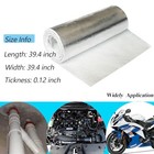 Exhaust Wrap Heat Shield Automotive Aluminum Material Muffler Wrap Insulation 