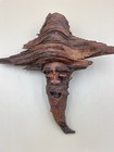 Hand Carved Vintage Folk Art  Hillbilly With A Hat 